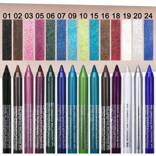 Colorful Waterproof Eyeliner Waterproof Lengthening Quality Wear Black Lasting Tool Brown Easy Fast to Sweatproof Good Dry R5L7