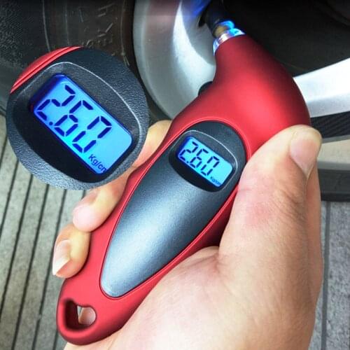 EAFC LCD Digital Bicycle Bike Car Tire Diagnostic Tool Universal Tire Tyre Air Pressure Gauge Tester Tool Digital Pressure Gauge