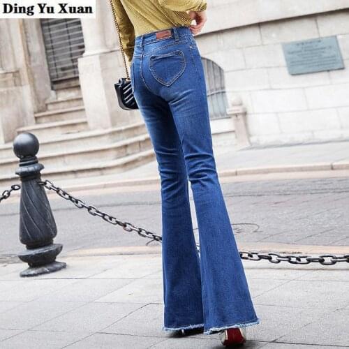 Ding Yu Xuan Women's Flared Jeans