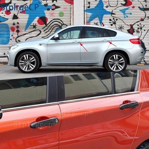 For BMW x6M x6 M E71 2008 2009 2010 2011 2012 2013 2014 Accessories 100% real carbon fiber Auto outer door handle cover