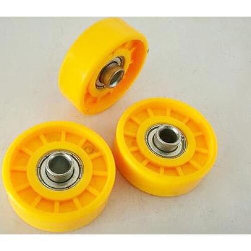 GA-02 A slideway Assembly Line Pulley Nylon Bearing Wheel -Out Diameter:48mm Hole d:8mm