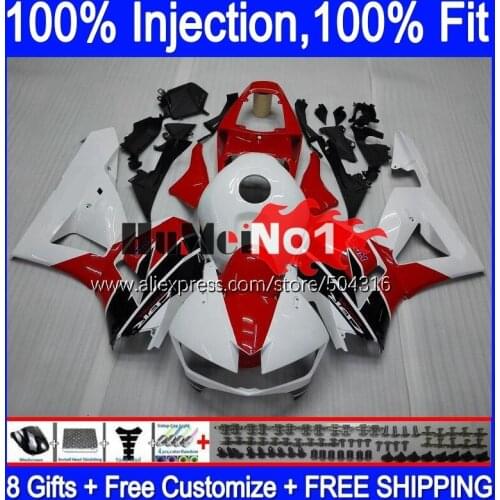 Injection For HONDA CBR600RR CBR 600RR 600 RR white red 2013 2014 2015 2016 2017 108MC.18 CBR600 RR F5 13 14 15 16 17 Fairing