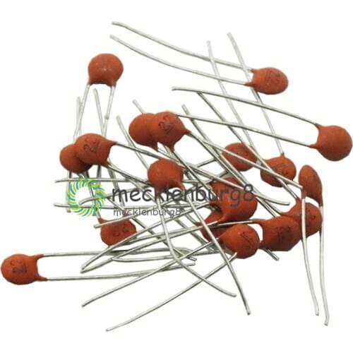 50PCS 22pF 50V DIP Ceramic Disc Capacitors