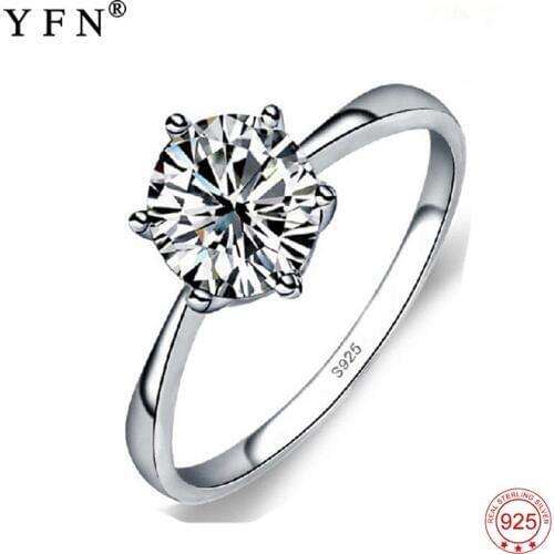 Rings Hot Design 925 Sterling Silver Fine Jewelry Fashion Noble Luxury Jewelry Ring Wedding Band Women Jewelry Silver Rings