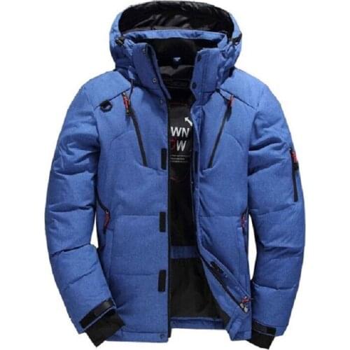 Winter Jacket Men Casual Down Warm Hooded Coats Mens Fashion Outwear Windbreaker Thicken Parkas Casaco Masculino Brand Clothing