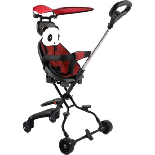 Lightweight Baby Stroller Reversible Baby Stroller with Umbrella Sunshade Travel Baby Pram Infant Baby Wheelchair Trolley 6M-4Y