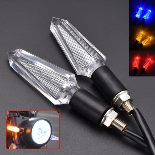Motorcycle Transparent Turn Signal Light Indicator Lamp Flashing Light For Ducati S4/S4R M1000S MONSTER S2R 800