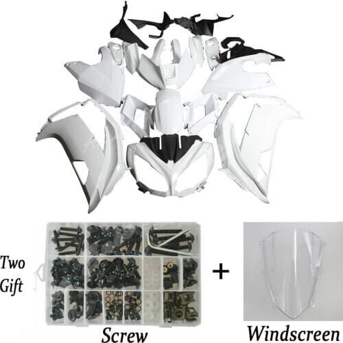 Unpainted Injection Body Work Race Fairing Set Kit For Kawasaki Ninja 650 ER6F 2012 2013 2014 2015 2016