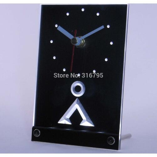 Tnc0241 Stargate SG-1 Milky Way Glyphs 3D LED Table Desk Clock