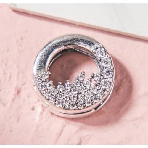 New Christmas Reflexions style Sparkling Icicles Clip Charms 925 Sterling Silver bead Fit charm Bracelets DIY silver 925 jewelry