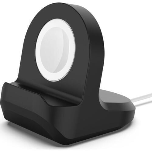 Silicone Charge Stand Holder Station Dock for Apple Watch Series 1/2/3/4 42mm 38mm 40mm 44mm Charger Cable