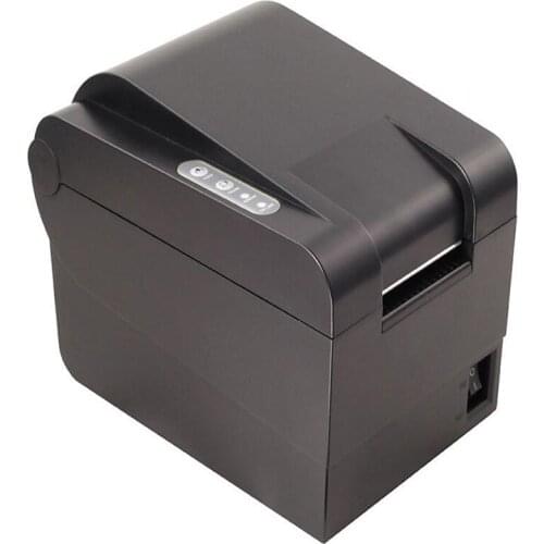 Thermal Label Printer 60mm Sticker Printing Machine with USB Serial Port for selling shipping receipt Print