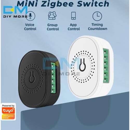 AC 100-240V Tuya WiFi Smart Switch Light 16A Mini 2 Way Module Smart On-off Switch Wireless Breaker for Google Home Alexa