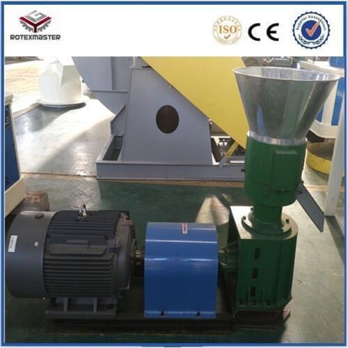 YSKJ 200 50-100 kg/h Biomass Fuel Flat Die Wood Pellet Machine without Motor