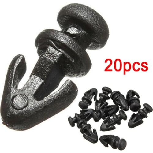 20Pcs Car Door Seal Sill Sealing Strip Clips Lower Weatherstrip Auto Fastener Rivet For Ford Mondeo MK2 MK3 MK4
