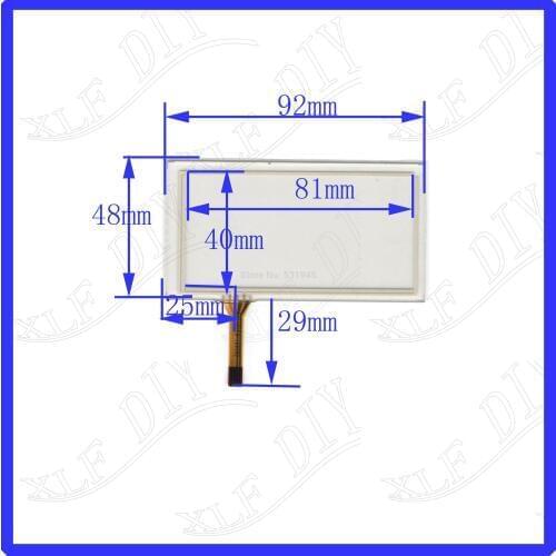 ZhiYuSun 3.5 inch KDT-6220 TOUCH Screen panels 92mm*48mm for GPS or commercial use post 92*48