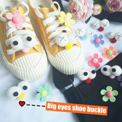 1PCS Flowers Shoe Buckle DIY Shoes Accessories Girls And Childrens Canvas Sneakers Shoes Shoelaces Decorative décoration lacet