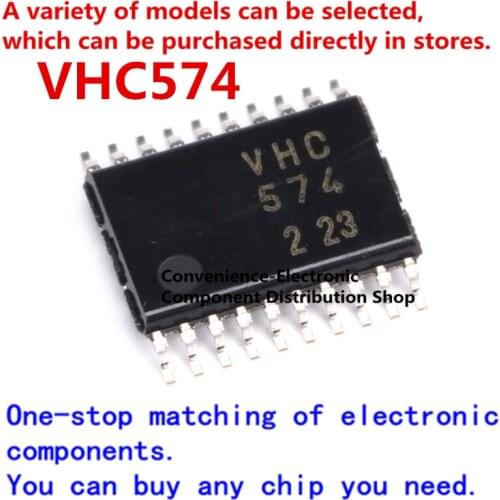 10PCS/PACK VHC574 SOP VHC 574 SMD TC74VHC574FT TSSOP-20 octal d-type positive edge trigger logic chip has three-state output