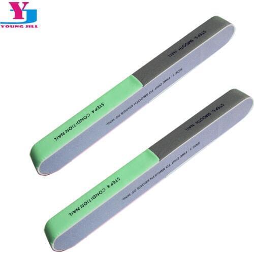 2Pcs Color Buffing Sanding Buffer Block File Manicure Nail Art Tips UV Gel Polish Shine Nail Buffing Women Beauty Manicure Tools