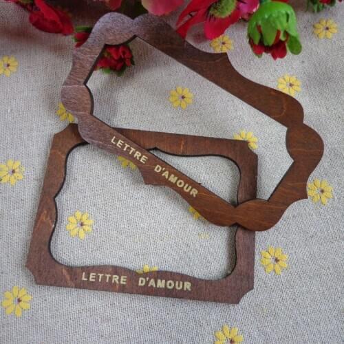 2pc Card Wood Cutting Dies Place Card Template Gift Craft Paper Cards Maker for Craft Working Painting Supplies