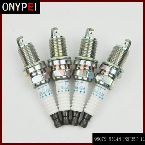 4 PCS/lot 98079-5514N PZFR5F-11 Iridium Spark Plug Fit Honda Odyssey Pilot Acura CL MDX 980795514N PZFR5F11