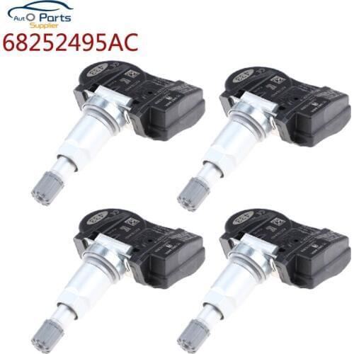 4 pcs/Lot 68252495AC 433MHZ For Jeep Grand Cherokee Durango 16-19 TPMS Tire Pressure Monitor Sensor Car