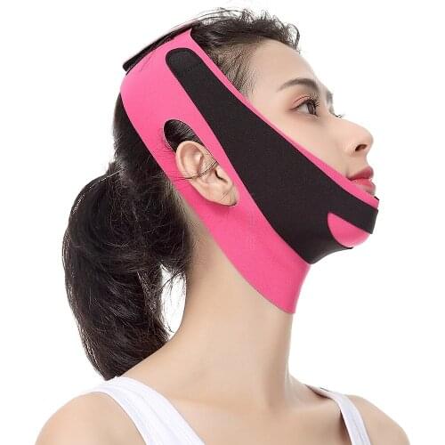 Facial Slimming Bandage Chin Strap Band V Face Shaping Slimming Lift Up Mask Beauty V Face Belt Beauty Tool Belt Slimming
