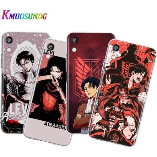 Transparent Cover Anime Japanese attack on Titan For Honor 8S 8C 8X MAX 8A 8 7S 7A 7C Play 3E Prime Pro 2020 2019 Phone Case