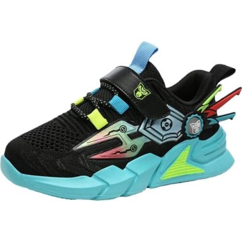 Boys Shoes Childrens Net Shoes 2021 Summer New Lightweight Soft Bottom Mesh Hollow Breathable Sneakers