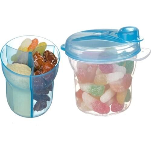 Baby Rotating Milk Powder Baby Portable Milk Powder Box Children must go out with a three-tier snack food cell