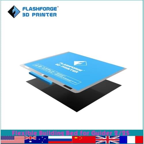 Flashforge Flexible Building Plate for Guider 2/2S Removable Build Plate 3d Printer Parts Replacem Printing Platforment