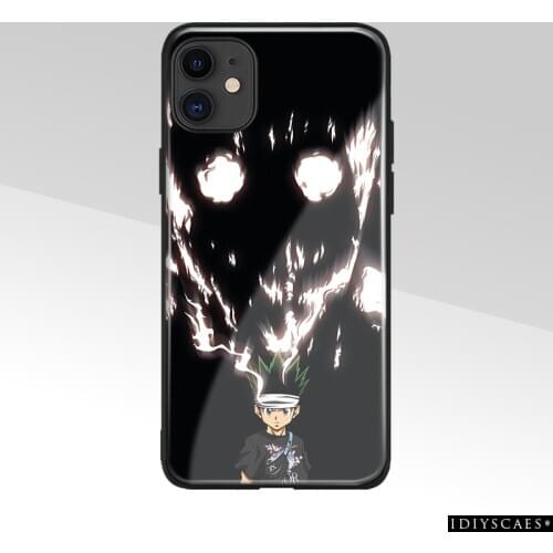 Gon Freecss Hunter x Hunter HxH Tempered Glass Soft Silicone Phone Case For iPhone SE 6s 7 8 Plus X XR XS 11 Pro Max Cover Shell