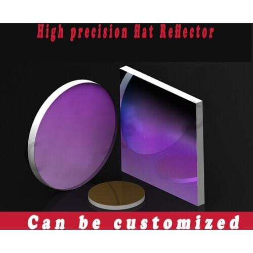 K9 High Precision Flat Mirror Size Diameter 12.5 / 25.0x25.0m Thickness 6.0mm Lamda / 10 Custom