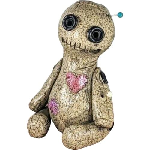 Creative Voodoo Doll Cone Burner Doll Shaped Incense Holder Resin Cone Incense Burner For Room Decor Meditation Censer
