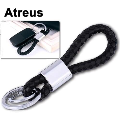 Atreus Cool Metal Stainless Steel Car Key Ring for VW polo passat b5 b6 Mazda 3 6 cx-5 Toyota corolla Ford focus 2 3