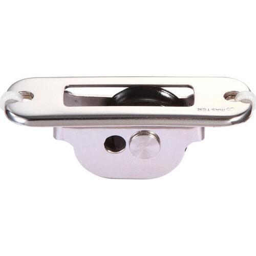 Marine Boat Yacht Sailboat Dinghy 22mm 7/8 Inch Single Deck-exit Stainless Steel Cover Block Small Boat Block Master SB-2208F