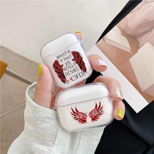 American TV Degenerate angel Lucifer TPU soft silicone Airpod Case For Airpods 2 Airpods1 Airpods pro 3 TPU Fundas