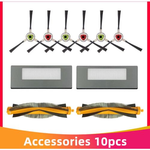 Main Roller Brush Side Brushes Mop Cloth Hepa Filter Replacement for Ecovacs Deebot 900 901 M88 Robot Vacuum Cleaner Accessories