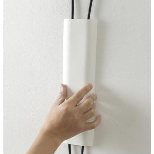 P82A Cord Cover Raceway Kit Cable Cover Channel Cord Concealer System Cable Hider Wall Floor Cord Duct Cover Multi-Color