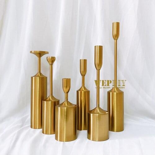 Nordic home candle Christmas candle holder set table decoration Christmas decorations in the church restaurant