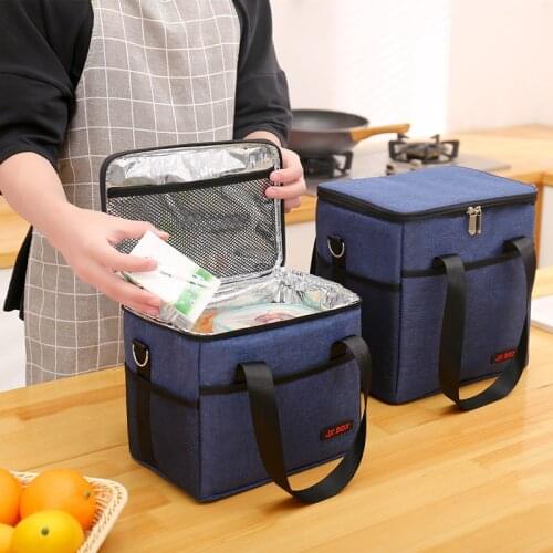 ZK40 10L 16L 25L Lunch Cooler Bag Folding Insulation Picnic Bag Ice Pack Food Thermal Drink Carrier Insulated Bags Food Delivery