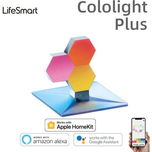 Lifesmart Cololight Plus RGB LED Panels Gaming/Studio/Wall Light Smart Home Gadgets Gift Alexa Google Assistant Apple HomeKit