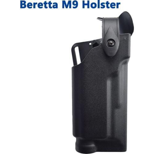 Beretta M9 92 96 Gun Tactical Belt Holster Hunting Airsoft Paintball Pistol Waist Holster Light Bearing