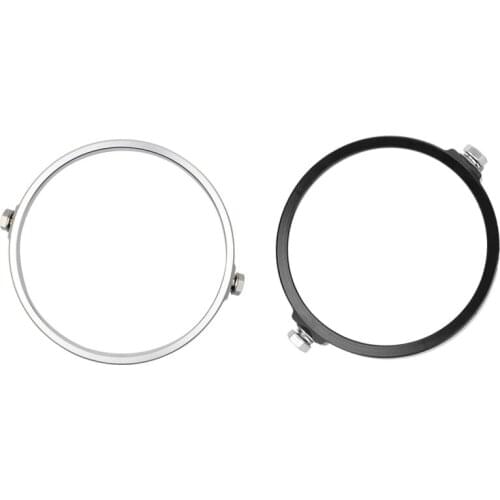 Universal 5.75 Inch Aluminum Round Headlight Housing Headlamp Trim Ring Mount Bracket Motorcycles