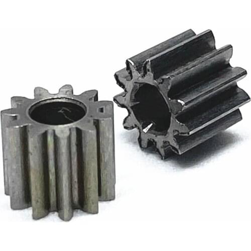 0.5M 11T 3.14MM Steel Spur Gear 2PCS DIY For 540/550/555 DC Motor 3.17MM Shaft Parts