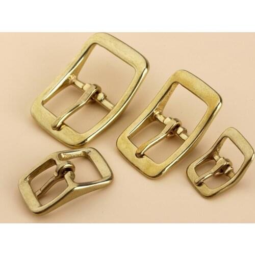 1 x Brass Belt Buckle Tri Glide Single Pin Middle Center Bar Belt Buckle For Leather Craft Bag Strap Horse Bridle Halter Harness