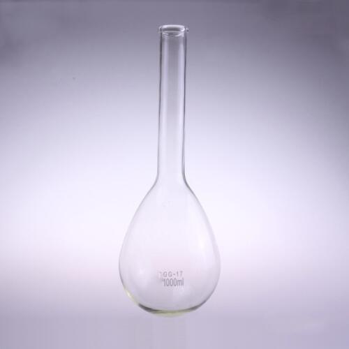 1pcs 1000ml Kjeldahl Round Bottom Long Neck Lab Glass Flask for Nitrogen Determination