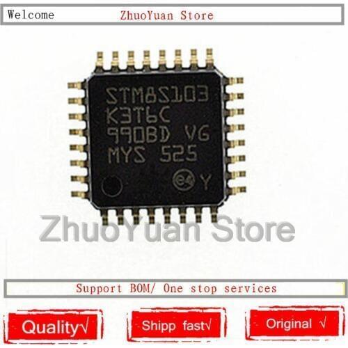1PCS/lot New original STM8S103K3T6C STM8S103 LQFP-32 IC chip