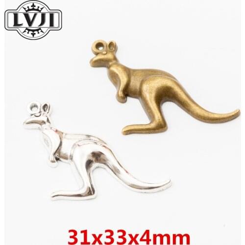 10pcs Fashion jewelry Metal kangaroo charms for jewelry making 5905