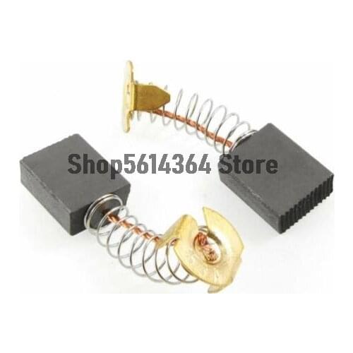 2 Pcs 43/64" x 1/2" x 15/64" Electric Motor Carbon Brushes